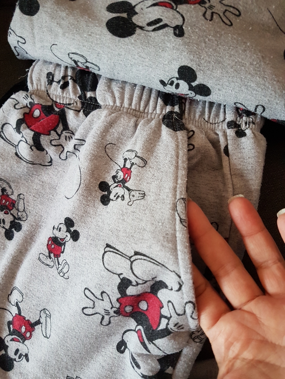 Disney Mickey Mouse Gray Pajama Bottoms - Picture 4 of 15